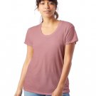 Ladies' Kimber Slinky Jersey T-Shirt - ARMY GREEN - L ROSE BLOOM L