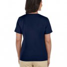 Ladies' Premium Jersey V-Neck T-Shirt - BLACK - S NAVY M