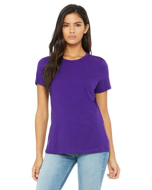 Ladies' Relaxed Jersey Short-Sleeve T-Shirt - TEAM PURPLE - S TEAM PURPLE 2XL