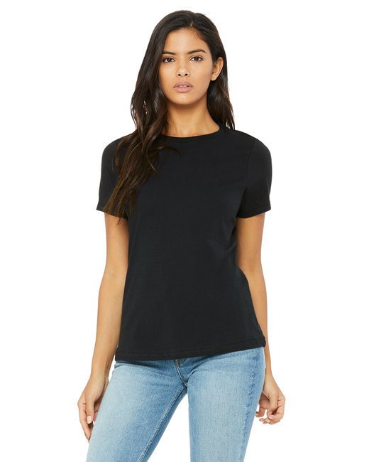 Ladies' Relaxed Jersey Short-Sleeve T-Shirt - TEAM PURPLE - S VINTAGE BLACK XL