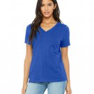 Ladies' Relaxed Jersey V-Neck T-Shirt - BERRY - S TRUE ROYAL M