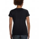 Ladies' V-Neck Fine Jersey T-Shirt - BLACK - S BLACK M
