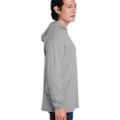 Men's HD Cotton? Jersey Hooded T-Shirt - SAFETY ORANGE - S ATHLETIC HEATHER M