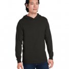 Men's HD Cotton? Jersey Hooded T-Shirt - SAFETY ORANGE - S BLACK INK 2XL