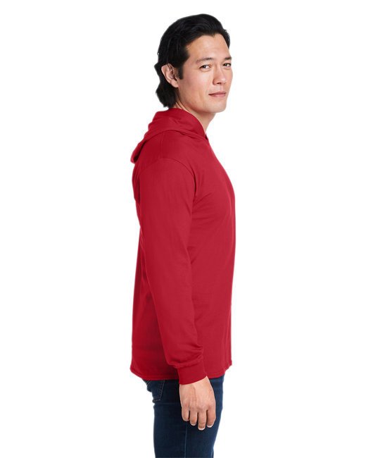 Men's HD Cotton? Jersey Hooded T-Shirt - SAFETY ORANGE - S TRUE RED 2XL