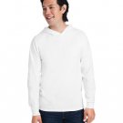 Men's HD Cotton? Jersey Hooded T-Shirt - SAFETY ORANGE - S WHITE 3XL