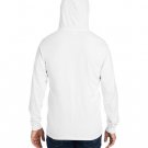 Men's HD Cotton? Jersey Hooded T-Shirt - SAFETY ORANGE - S WHITE L