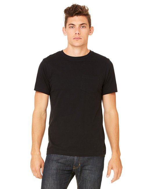 Men's Jersey Short-Sleeve Pocket T-Shirt - BLACK - S BLACK M