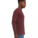 Unisex Jersey Long-Sleeve T-Shirt - RED - S MAROON S