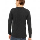 Unisex Jersey Long-Sleeve V-Neck T-Shirt - CHAR BLK TRIBLND - S CHAR BLK TRIBLND 2XL