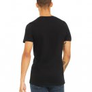 Unisex Jersey Short-Sleeve V-Neck T-Shirt - TRUE ROYAL - XS BLACK M