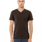 Unisex Jersey Short-Sleeve V-Neck T-Shirt - TRUE ROYAL - XS BROWN XS