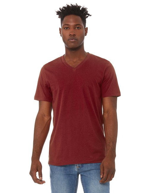Unisex Jersey Short-Sleeve V-Neck T-Shirt - TRUE ROYAL - XS CARDINAL S