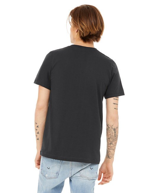 Unisex Jersey Short-Sleeve V-Neck T-Shirt - TRUE ROYAL - XS DARK GREY L