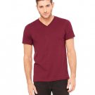 Unisex Jersey Short-Sleeve V-Neck T-Shirt - TRUE ROYAL - XS MAROON S