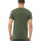 Unisex Jersey Short-Sleeve V-Neck T-Shirt - TRUE ROYAL - XS MILITARY GREEN 2XL