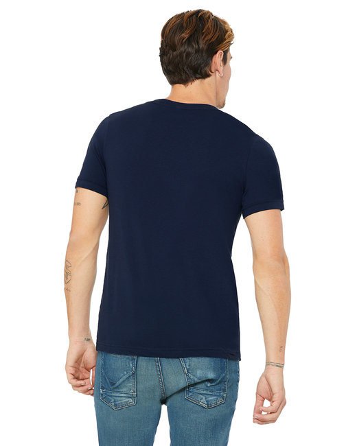 Unisex Jersey Short-Sleeve V-Neck T-Shirt - TRUE ROYAL - XS NAVY XL