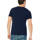 Unisex Jersey Short-Sleeve V-Neck T-Shirt - TRUE ROYAL - XS NAVY XL