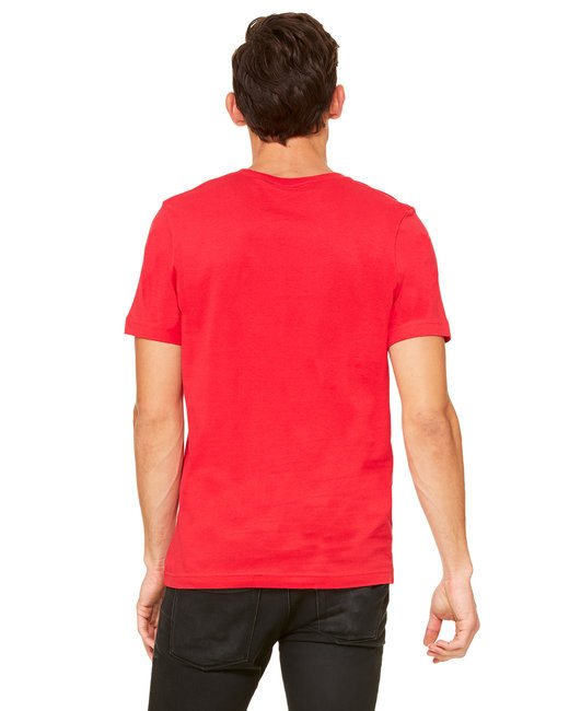 Unisex Jersey Short-Sleeve V-Neck T-Shirt - TRUE ROYAL - XS RED 3XL