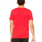 Unisex Jersey Short-Sleeve V-Neck T-Shirt - TRUE ROYAL - XS RED 3XL