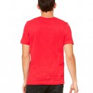 Unisex Jersey Short-Sleeve V-Neck T-Shirt - TRUE ROYAL - XS RED XL