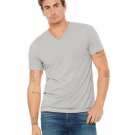 Unisex Jersey Short-Sleeve V-Neck T-Shirt - TRUE ROYAL - XS SILVER 2XL