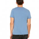 Unisex Jersey Short-Sleeve V-Neck T-Shirt - TRUE ROYAL - XS STEEL BLUE 3XL