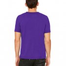 Unisex Jersey Short-Sleeve V-Neck T-Shirt - TRUE ROYAL - XS TEAM PURPLE M