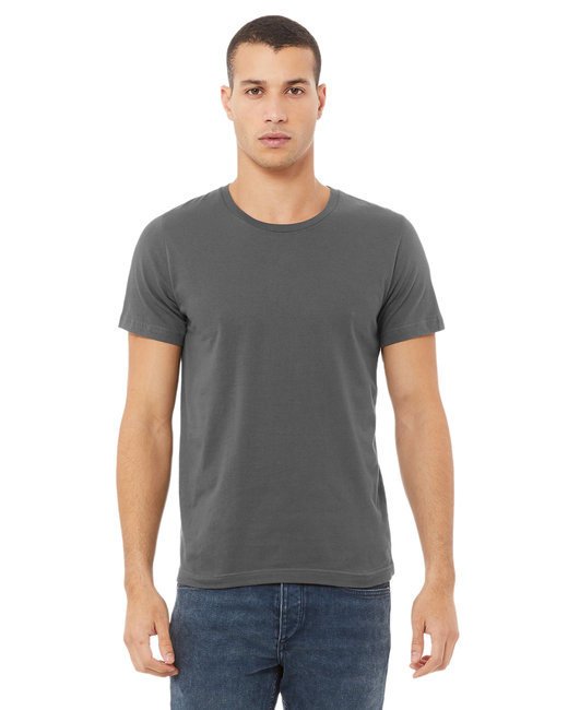 Unisex Made In The USA Jersey T-Shirt - ATHLETIC HEATHER - 2XL ASPHALT L