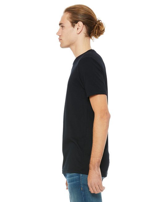 Unisex Made In The USA Jersey T-Shirt - ATHLETIC HEATHER - 2XL BLACK L