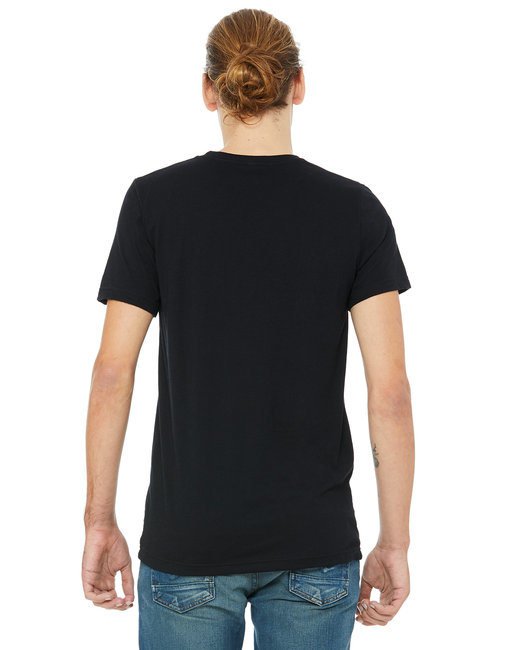 Unisex Made In The USA Jersey T-Shirt - ATHLETIC HEATHER - 2XL BLACK XS