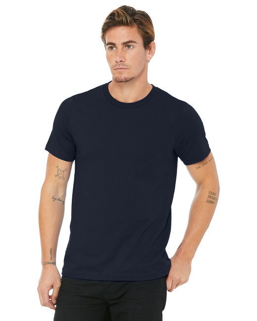 Unisex Made In The USA Jersey T-Shirt - ATHLETIC HEATHER - 2XL NAVY S