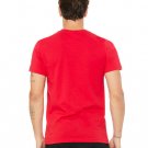 Unisex Made In The USA Jersey T-Shirt - ATHLETIC HEATHER - 2XL RED 3XL