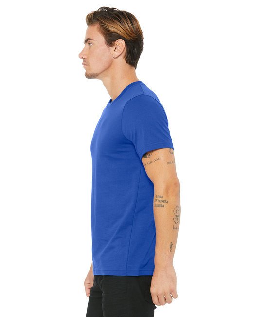 Unisex Made In The USA Jersey T-Shirt - ATHLETIC HEATHER - 2XL TRUE ROYAL XS