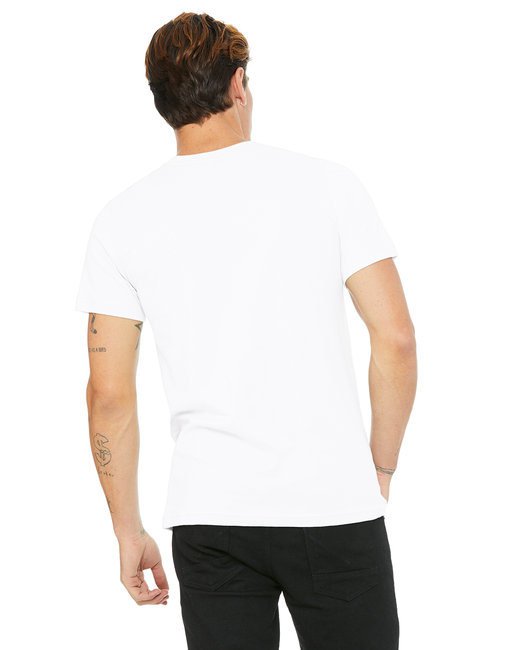 Unisex Made In The USA Jersey T-Shirt - ATHLETIC HEATHER - 2XL WHITE L