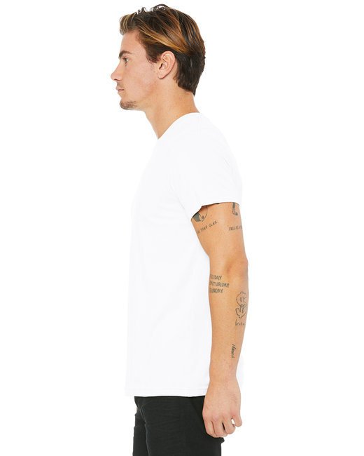 Unisex Made In The USA Jersey T-Shirt - ATHLETIC HEATHER - 2XL WHITE S