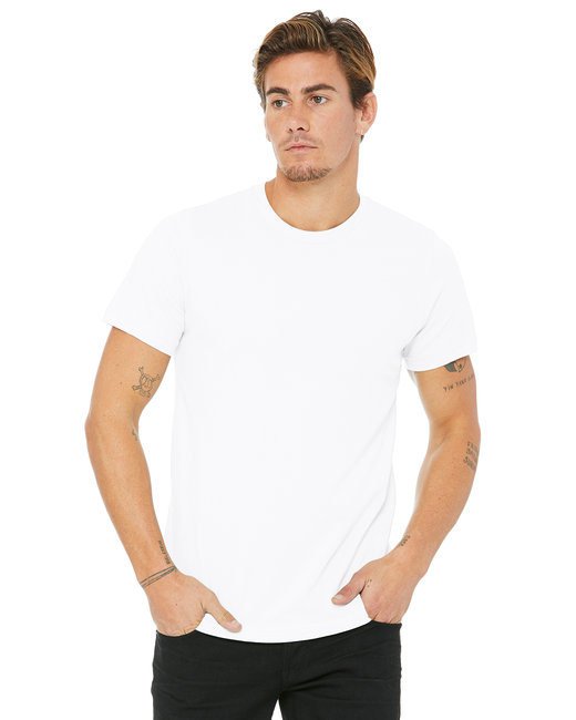 Unisex Made In The USA Jersey T-Shirt - ATHLETIC HEATHER - 2XL WHITE XS