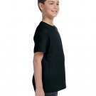 Youth Fine Jersey T-Shirt - VINTAGE BURGUNDY - XS BLACK XS