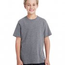 Youth Fine Jersey T-Shirt - VINTAGE BURGUNDY - XS GRANITE HEATHER M