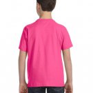 Youth Fine Jersey T-Shirt - VINTAGE BURGUNDY - XS HOT PINK L