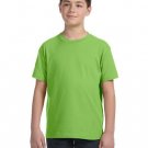 Youth Fine Jersey T-Shirt - VINTAGE BURGUNDY - XS KEY LIME XL
