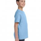 Youth Fine Jersey T-Shirt - VINTAGE BURGUNDY - XS LIGHT BLUE L