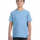 Youth Fine Jersey T-Shirt - VINTAGE BURGUNDY - XS LIGHT BLUE XS