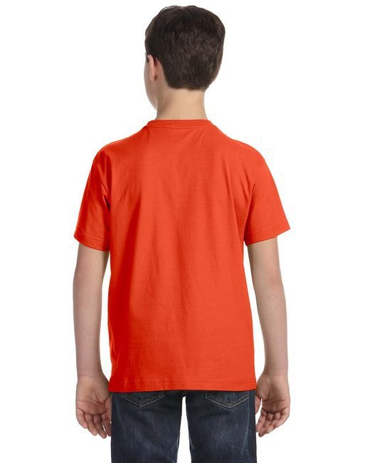 Youth Fine Jersey T-Shirt - VINTAGE BURGUNDY - XS ORANGE L