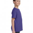Youth Fine Jersey T-Shirt - VINTAGE BURGUNDY - XS PURPLE XS
