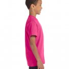 Youth Fine Jersey T-Shirt - VINTAGE BURGUNDY - XS VINTAGE HOT PINK XS