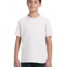 Youth Fine Jersey T-Shirt - VINTAGE BURGUNDY - XS WHITE L