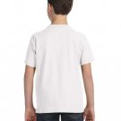 Youth Fine Jersey T-Shirt - VINTAGE BURGUNDY - XS WHITE XS