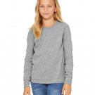 Youth Jersey Long-Sleeve T-Shirt - BLACK - S ATHLETIC HEATHER M