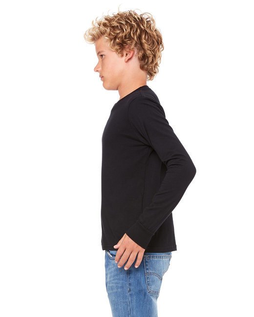 Youth Jersey Long-Sleeve T-Shirt - BLACK - S BLACK L